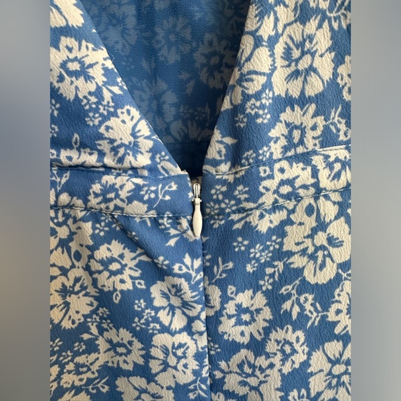 EUC Topshop Cornflower Floral Print Cutout Midi Dress - Picture 7 of 10